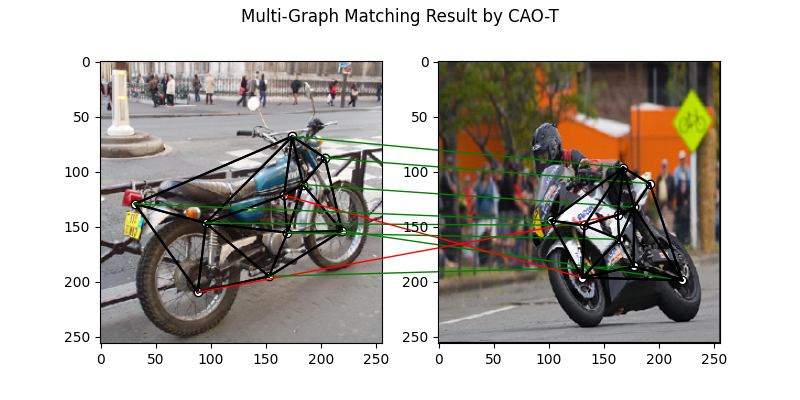 Multi-Graph Matching Result by CAO-T